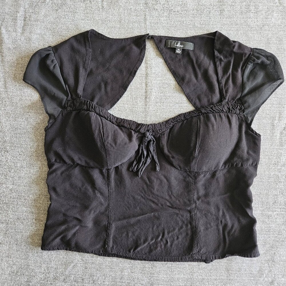 Chic Black Women's Top